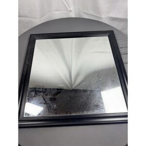 Mainstays 16x16 Black Plastic Framed mirror